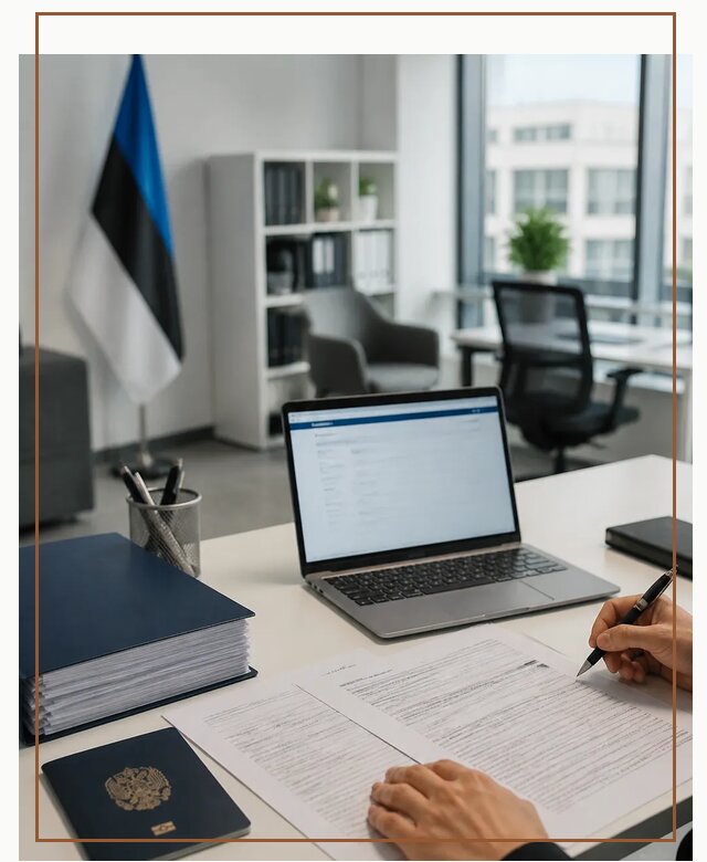 Оформление ВНЖ в Эстонии для переезда и легального проживания в Белогорске